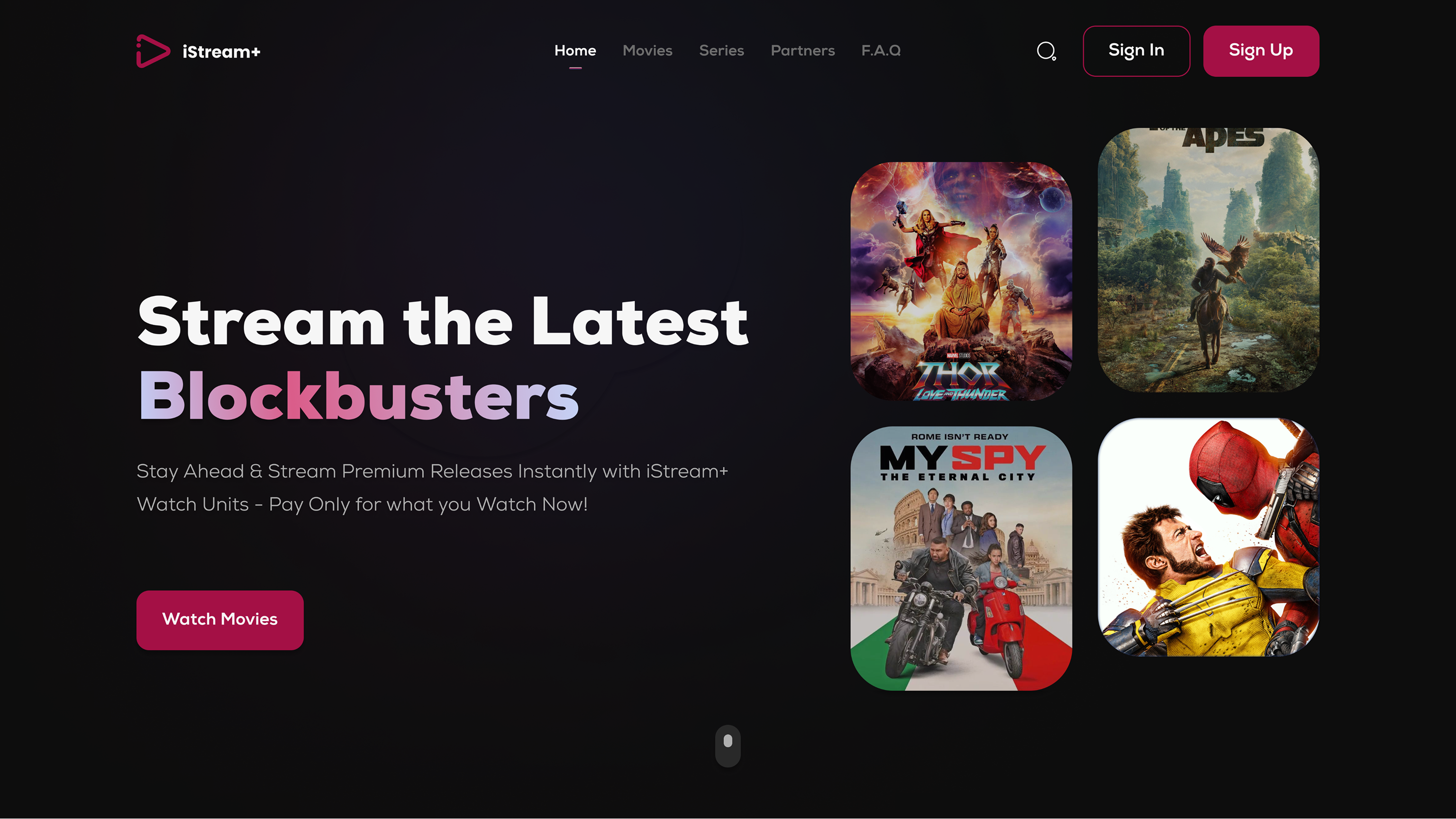 iStream+ streaming platform