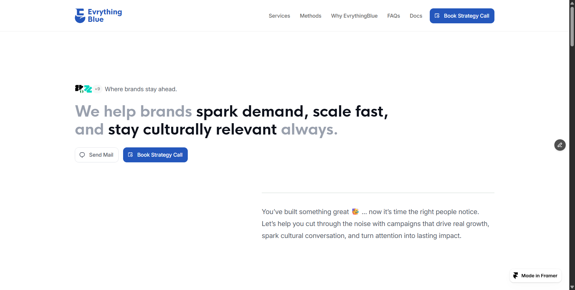 EvrythingBlue website