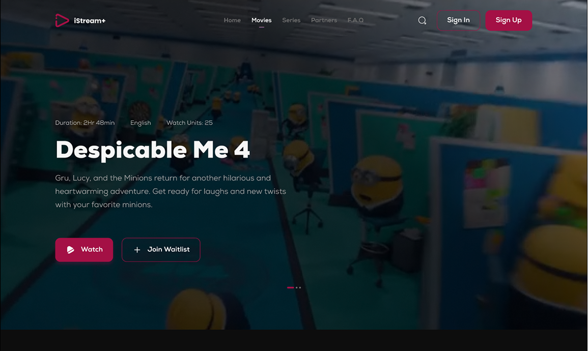 iStream+ streaming platform