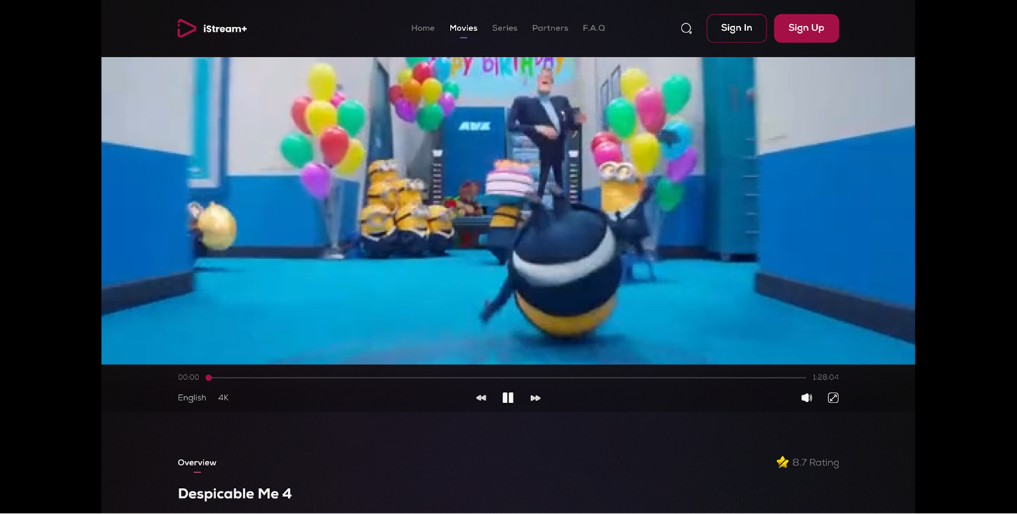 iStream+ streaming platform