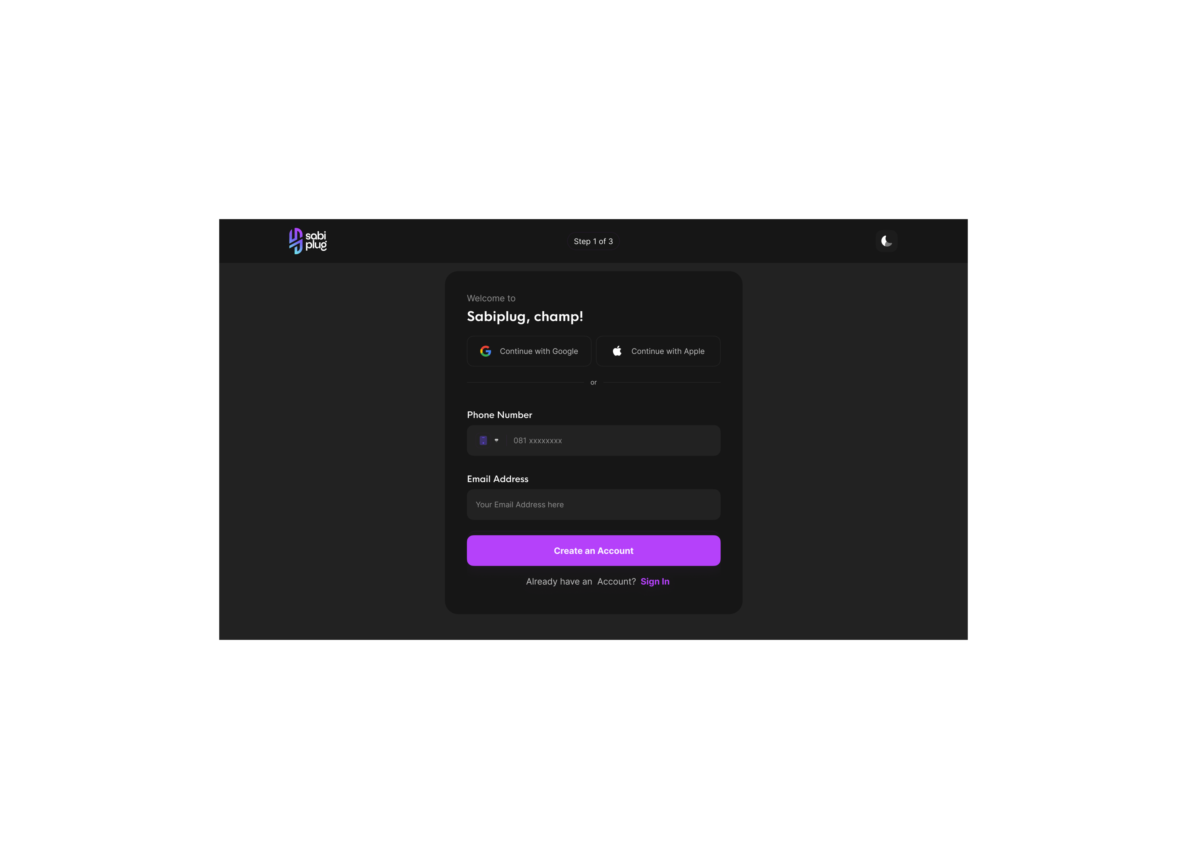 Sabiplug utility platform