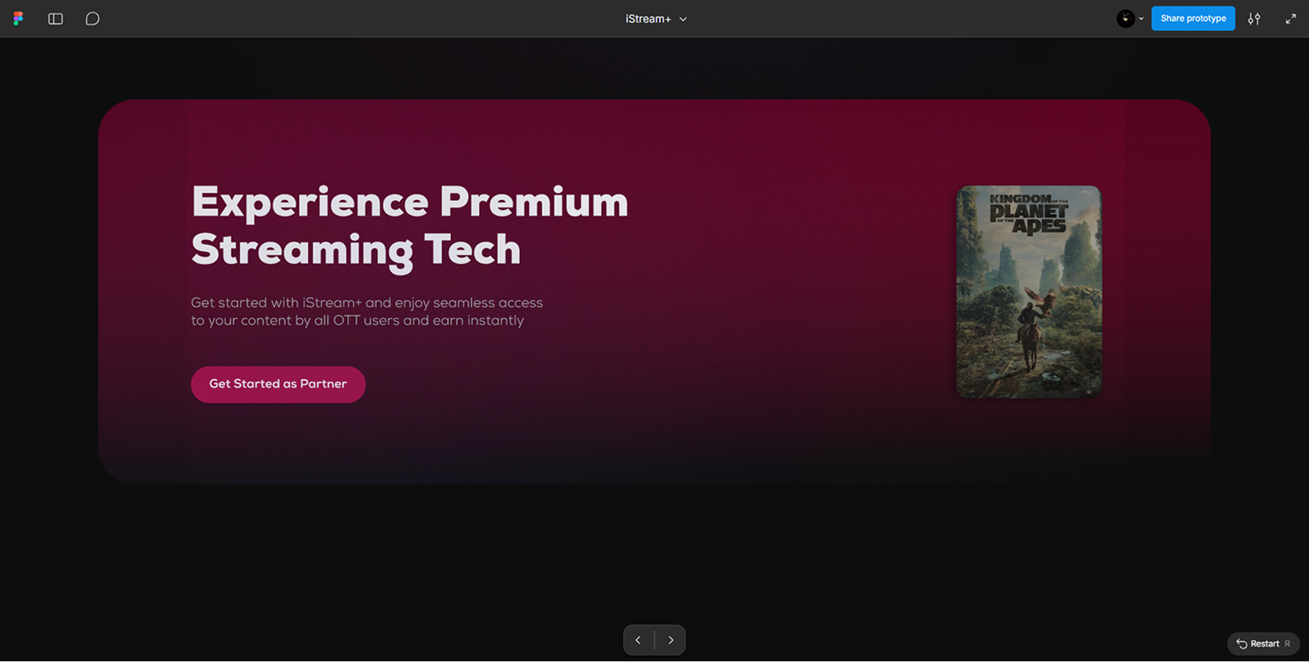 iStream+ streaming platform